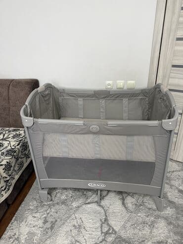 матрасы для манеж: Манеж-кровать, Б/у, Складной — 9