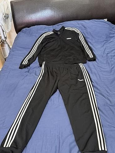 парные спортивные костюмы: Спортивный костюм Adidas, комплект: куртка на молнии + брюки. ОРИГИНАЛ — 1