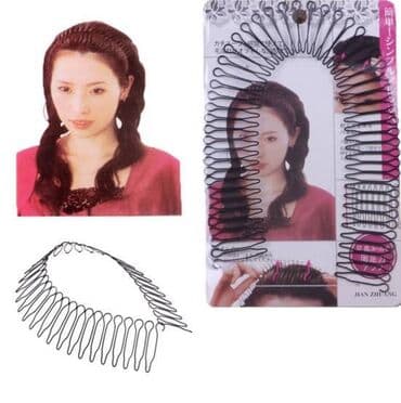 мэджик клип машинка цена: U-образный фиксатор для волос, расческа - невидимка, мини-держатель — 2