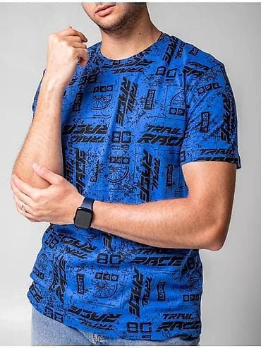 мужские футболки с вырезом: Футболки оптом - Мужская/унисекс футболка для каждого дня - Материал — 6