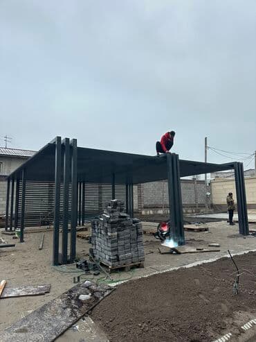 строительство домов из металлоконструкций: Сварка | Ворота, Навесы, Перила Гарантия, Бесплатная смета, Монтаж — 11