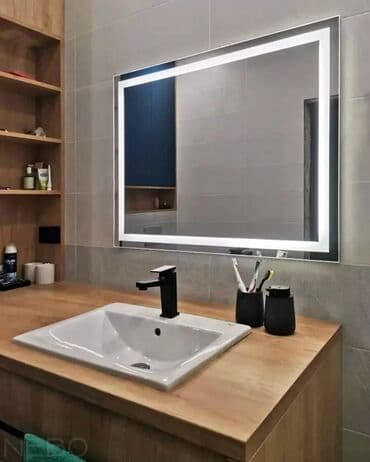 3d часы: Зеркало на заказ! Подсветка оптом Виды зеркал: зеркало с подсветкой — 17