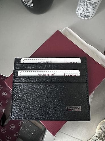 Башка аксессуарлар: Продаю картхолдеры, новые. Натуральная телячья кожа. Butun с коробкой — 2