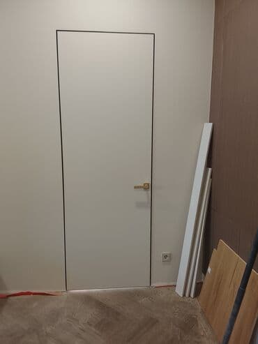 дверь скрытого монтажа: Сырткы Брон,ички межкомнатные эшик орнотобуз.Замок салабыз .установка — 4