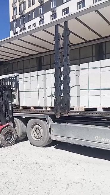 Газобетонные блоки на поддонах - Формат: прямоугольные блоки с