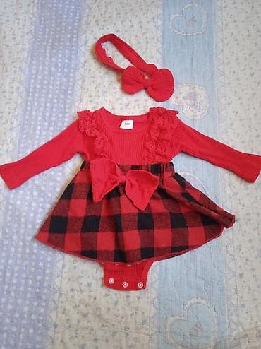 бу кийимдер: Комплект, түсү - Кызыл, Колдонулган — 1