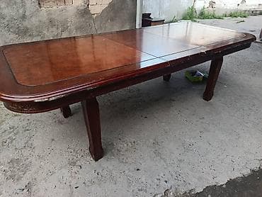 Столдор: Трансформер үстөлү Зал үчүн, Жайылуучу стол, түсү - Күрөң — 1