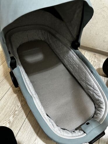 изиволкер коляска: Коляска, цвет - Голубой, Б/у — 4