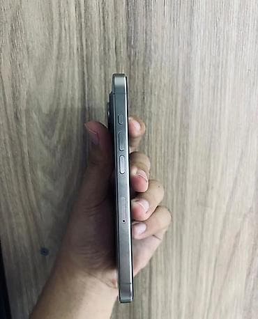 корпус 13про: IPhone 15 Pro, Б/у, 128 ГБ, Natural Titanium, Коробка, 87 % — 5