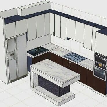 Кухни на заказ по индивидуальному проекту Pro100 sketchup делаю