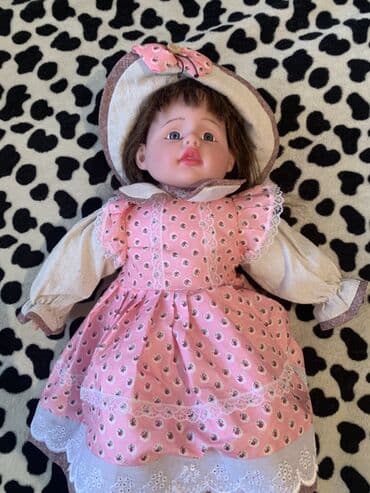 детские развивашки: Фарфоровая кукла в винтажном стиле. - Материал: фарфоровая голова и — 6