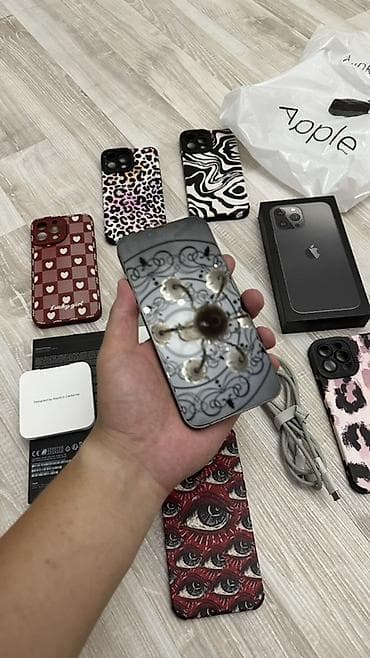 iphone 3: IPhone 13 Pro Max, Б/у, 1 ТБ, Matte Space Gray, Защитное стекло, Чехол, Кабель, 100 % — 5