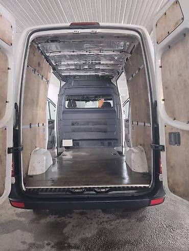 прожектор на спринтер: Mercedes-Benz Sprinter (длинная и высокая база), белый фургон — 8