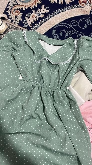 pull bear: Набор женской одежды (4 предмета): 1) Вязаное платье-лапша, бежевое - — 2