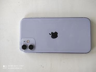 google pixel7: IPhone 11, фиолетовый цвет (Purple) - Корпус из стекла и алюминия — 1