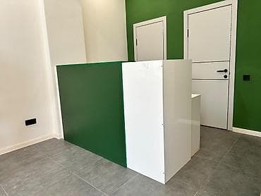 Стойка ресепшн/администраторская с рабочим местом - Размеры at lalafo.kg Стойка ресепшн/администраторская с рабочим местом - Размеры