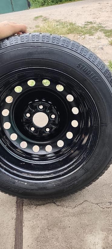 бир: Дөңгөлөктөр монтажда 205 / 60 / R 16, Кыш, 1 даана, Жеңил унаалар, Темир, тешиктери - 5 — 2