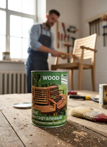 лаки: Пентафталевый лак для дерева от Farbex Pro. Подходит для внутренних и — 1