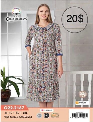 домашние халаты больших размеров: Халат, Велюр, Турция, XS, M, L — 21