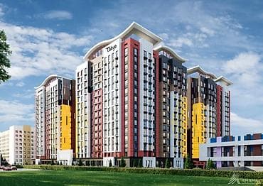 58: 3 комнаты, 90 м², Технопарк Элитка, 8 этаж, ПСО (под самоотделку) — 2