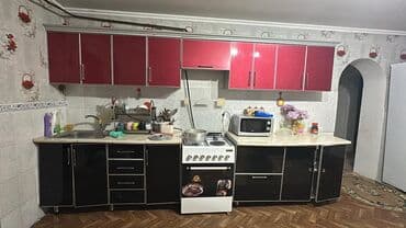 Шкафы: Кухонный гарнитур, цвет - Красный — 2