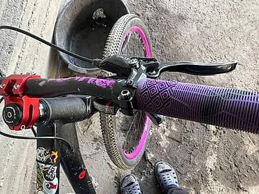 Детские велосипеды: Mtb pink состояние хорошее 9 скоростей тормоза гидравлический — 5