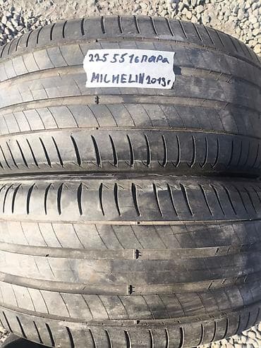 Шиналар: Шиналар 225 / 55 / R 16, Жай, Колдонулган, Жуп, Жеңил унаалар, Michelin — 1