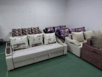 мебель для дачи недорого: Туалетный столик, Новый, С зеркалом, цвет - Белый, ЛДСП — 23