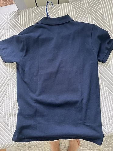 pull beer: Мужская футболка, L, Lacoste, Новый, цвет - Синий, Самовывоз, Платная доставка — 3