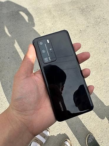 хуавей p40: Huawei P40 Pro, Б/у, 128 ГБ, цвет - Черный, 2 SIM — 1