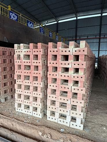 Пустотелый, дырчатый, Жженый кирпич, Полублок, 250×120×90