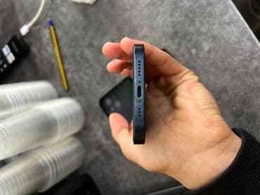 Смарт-часы: IPhone 13, Б/у, 128 ГБ, Синий, Чехол, 86 % — 5