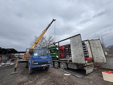 работа башенного крана: Услуги автокрана для погрузочно‑разгрузочных и монтажных работ - — 1