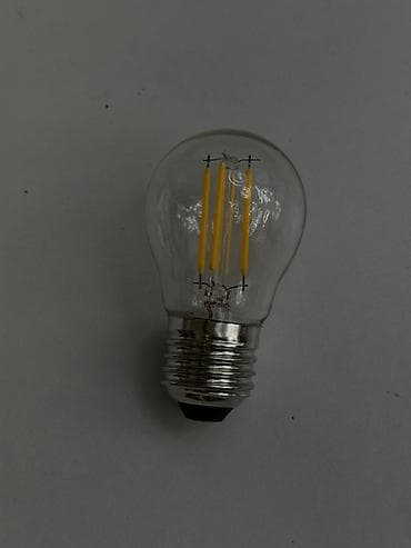 Лампочки: 4 watt Светодиодная лампа «филамент» в стеклянной колбе - Цоколь: E27 — 1