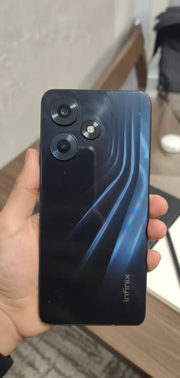 купить мышку для компьютера: Infinix Hot 30, Б/у, 128 ГБ, цвет - Синий, 1 SIM, 2 SIM — 2