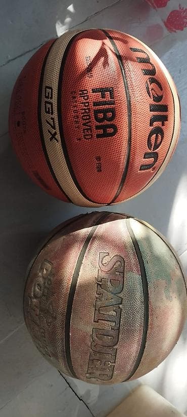 продаю туфли: Мячи баскетбольные molten( Тайланд), 7номер, новые и б/у, 1600 и 500 — 1