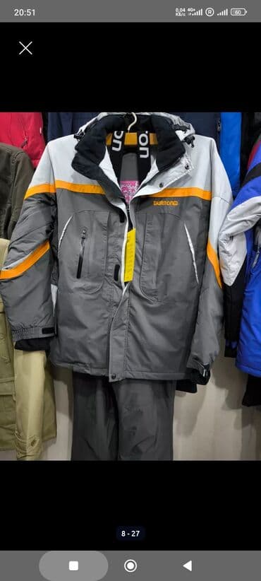 китер: Костюм, Burton, Новый, С утеплителем, Затяжка внизу куртки, Манжеты на рукавах, Снегозащитная юбка — 10