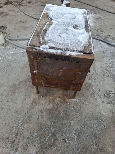 крышка на бочку: Печь-буржуйка из толстостенной стали - Топка с передней дверцей и — 1