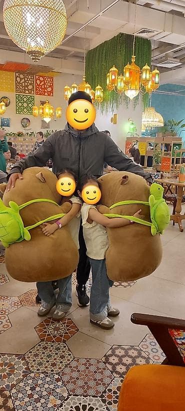 Продаем 2 штуки новые игрушки Капибара. очень большие. состояние