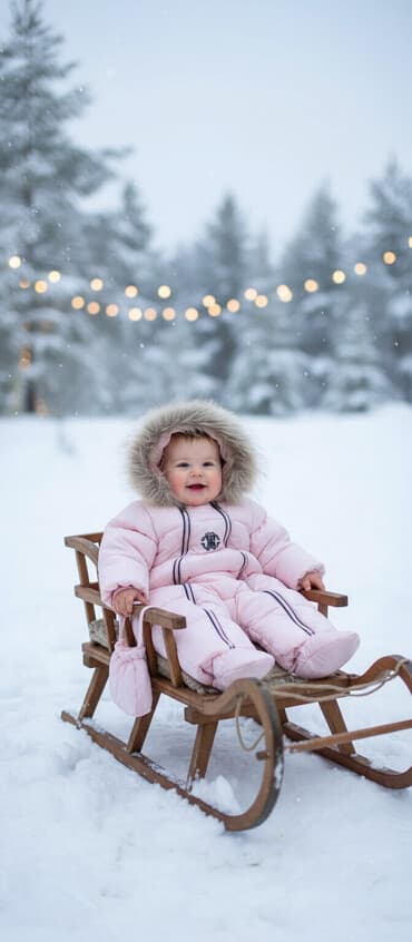 шапка детская 2 3 года: Детский зимний комбинезон розового цвета. - Теплый — 1