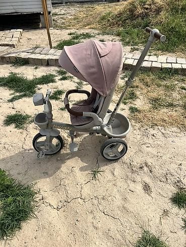 золотой колцо: Детский трёхколёсный велосипед-коляска Haolafu - Формат 2‑в‑1 — 3