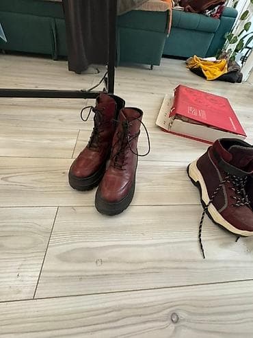 Сабо: Набор обуви (4 пары) Цена: 3000, 2000, 1000, 1000. 1) Бордовые — 1