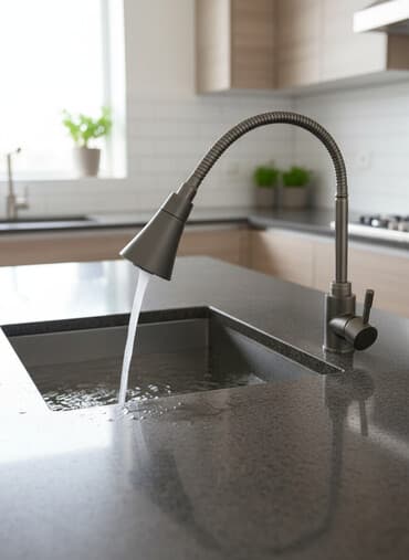 кран на кухню: Кухонный смеситель с гибким изливом - Тип: однорычажный смеситель для — 1