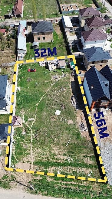 прадаю участок бишкек: 18 соток, Для строительства — 6