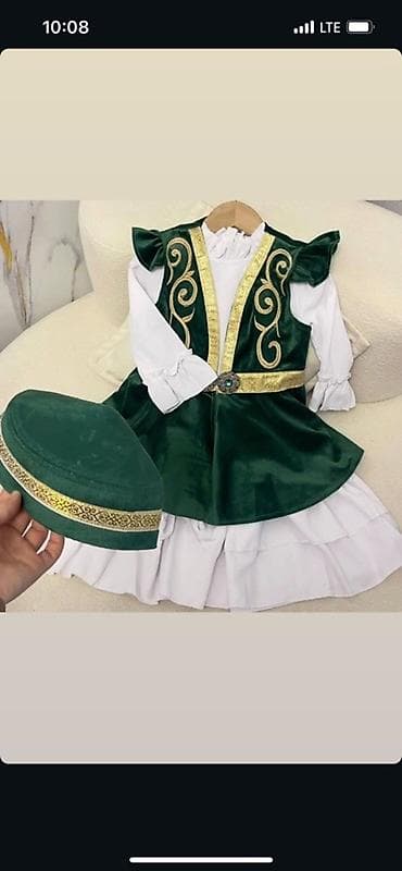 кыргызский национальный костюм для девочек: Национальный костюм, Женский — 4