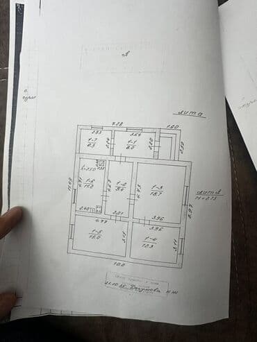 гостиницы на час ош: Дом, 81 м², 3 комнаты, Агентство недвижимости, Старый ремонт — 9