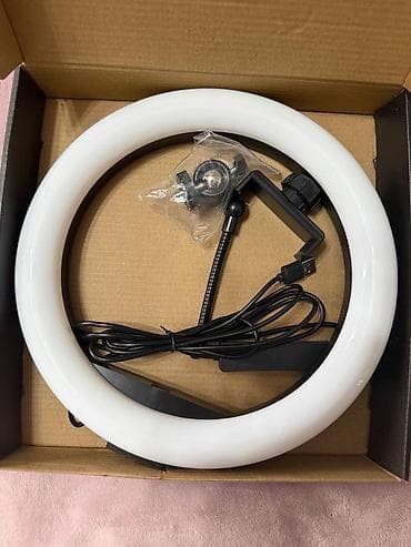 uv printer: RGB LED кольцевая лампа MJ26 с держателем для смартфона Абсолютно — 2