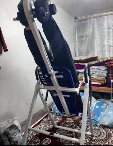 тренажер гиперэкстензия купить бу: FAMILY SPORT Инверсионный стол тренажёр для спины профессиональный — 1