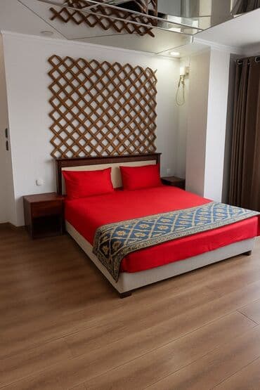 квартиры посуточно на иссык куле: 1 комната, Душевая кабина, Постельное белье, Кондиционер — 1