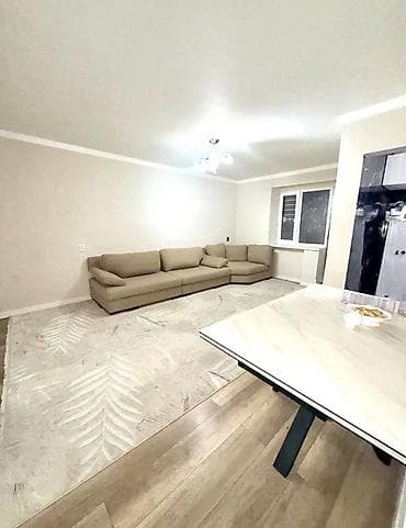 osh flat: 2 комнаты, 47 м², Ошский рынок / базар 104 серия, 4 этаж, Евроремонт — 2